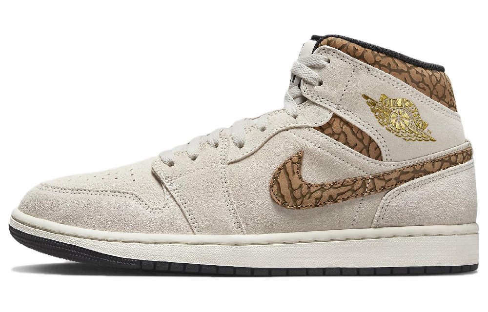 JORDAN 1 Mid Se Brown Elephant