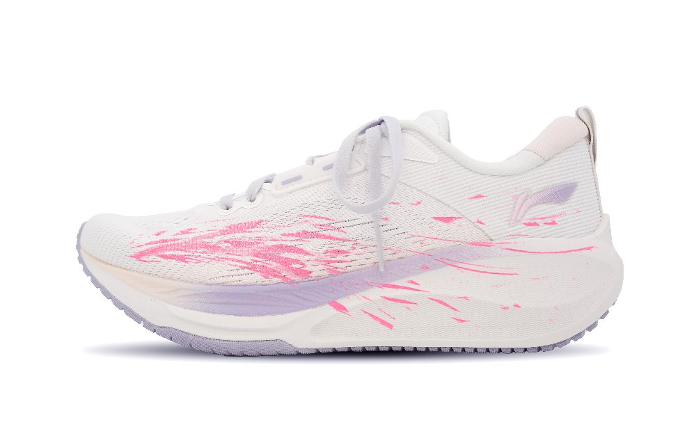 LiNing Wu Leaping 2.0 V2 Shock Absorbers Slip Resistant Abrasion Resistant Low top Casual Running Shoes Women's White
