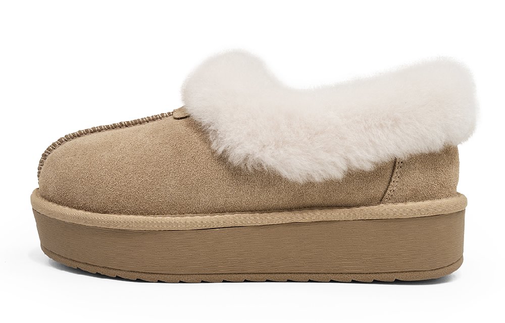 EBLAN Casual Single Shoes Women's Apricot