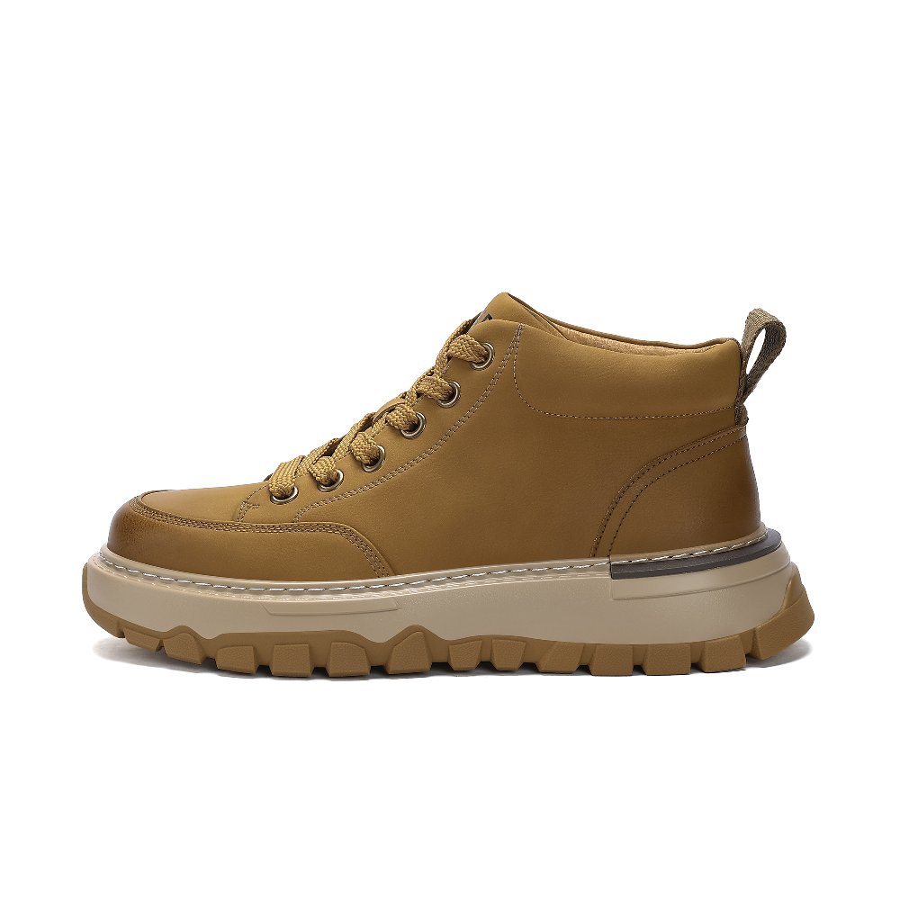 JEEP SPIRIT Workwear Yellow Boots Short Martin Boot Men's