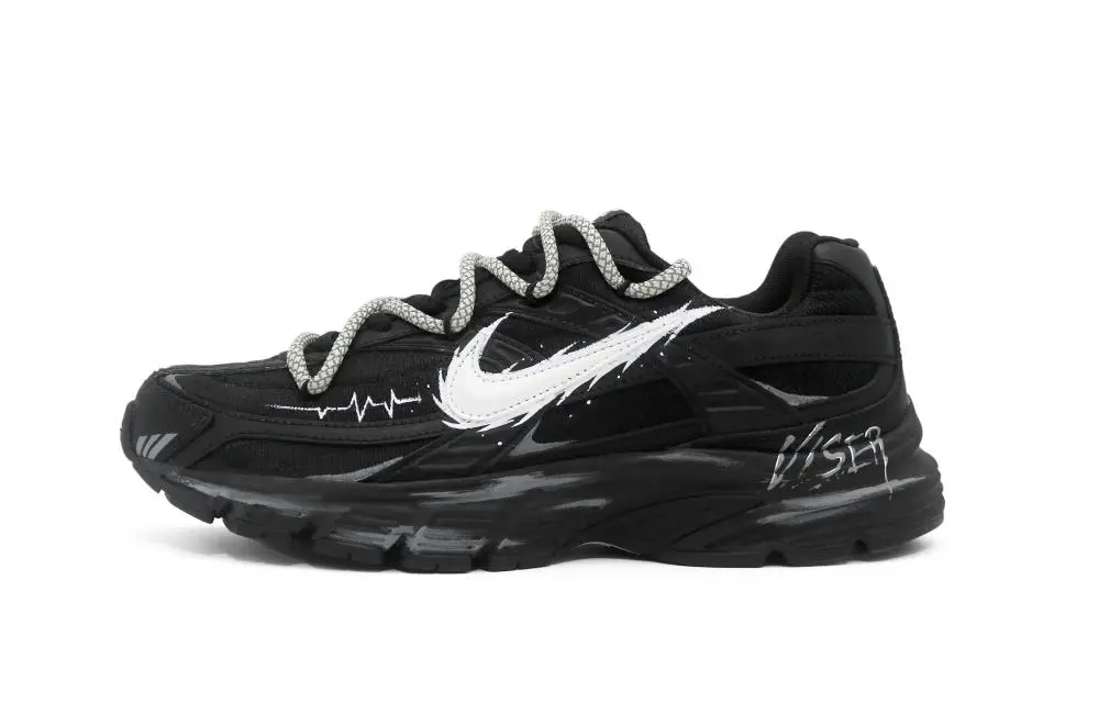 Nike Initiator Low Top Casual City Commute Running Shoes Men's Black