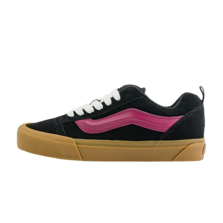 Vans Knu Skool Anti Slip Wear Resistant Low Top Skateboard Shoes Unisex Black