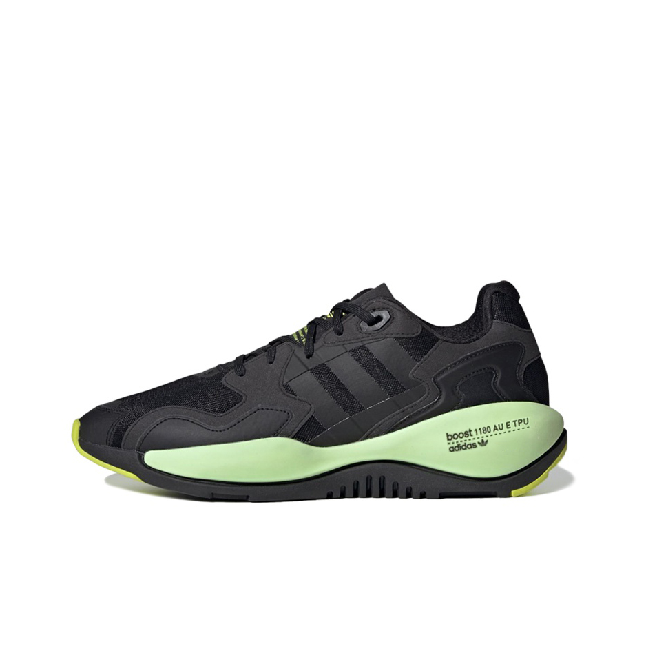 Zx Alkyne Adidas Originals 'Black Semi Solar Yellow' Women's