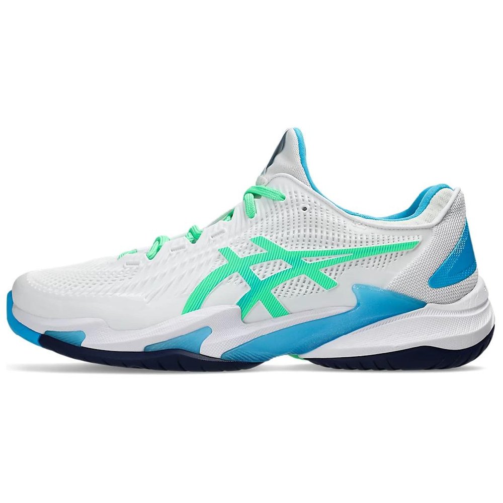 Asics Court FF 3 Slip Resistant Low Top Tennis Shoes Men's White