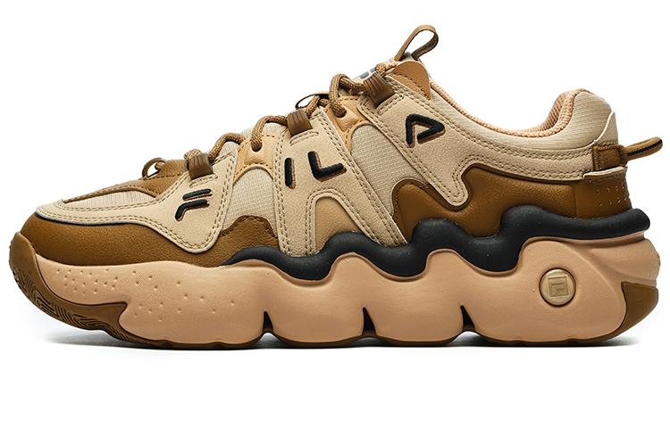 FILA Panini Low-Top Vintage Basketball Shoes Men's Copper Brown
