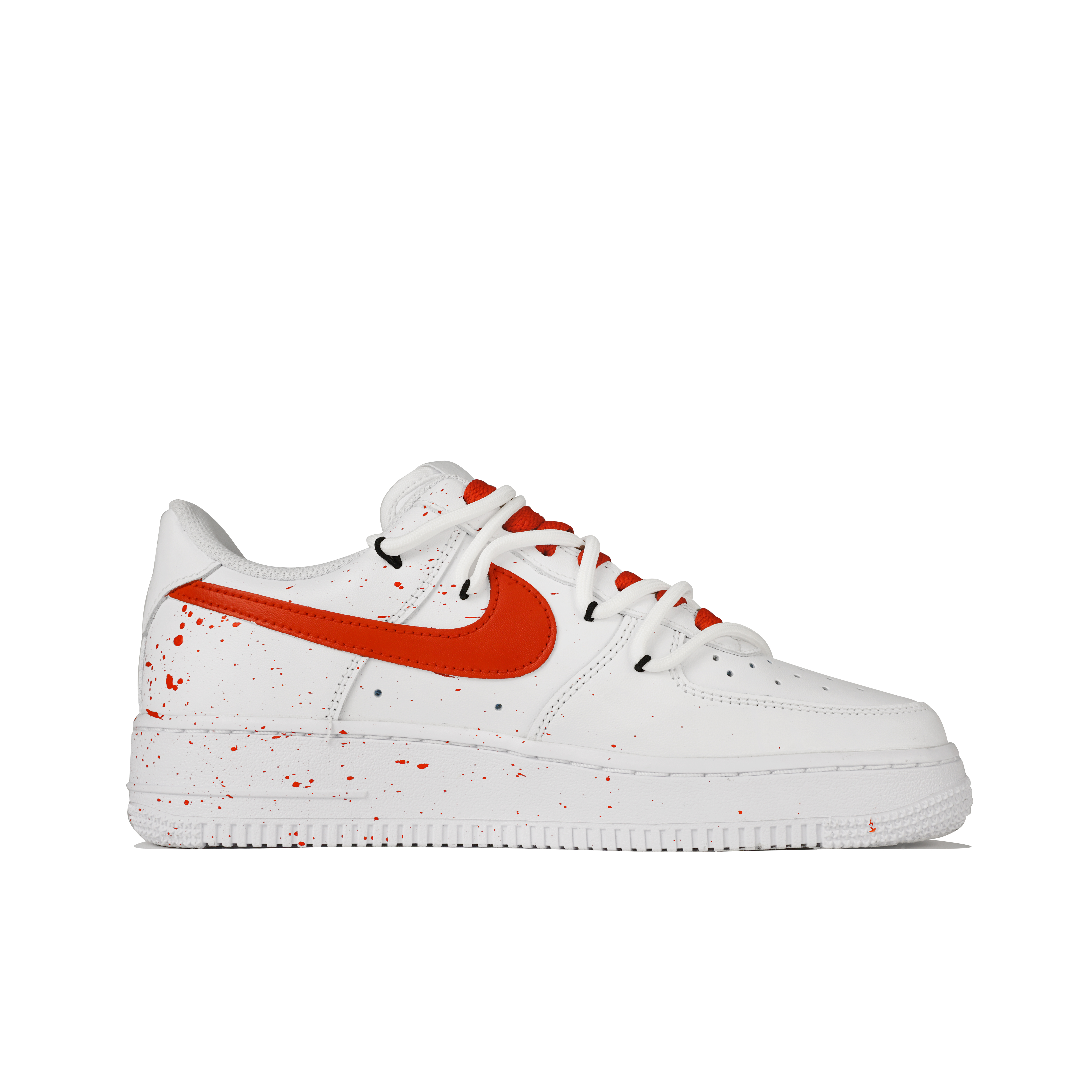 Nike Air Force 1 Low-Top Skateboard Shoes Women's White Red купить в интернет-магазине Yoocart с быстрой доставкой по России.