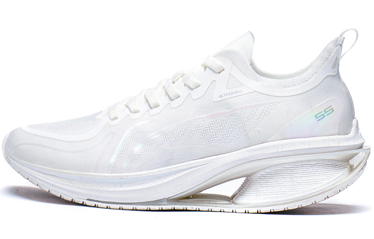 LiNing WuShi 5S 3.0 Slip Resistant, Abrasion Resistant, Breathable Low Top Running Shoes Women's Champagne White