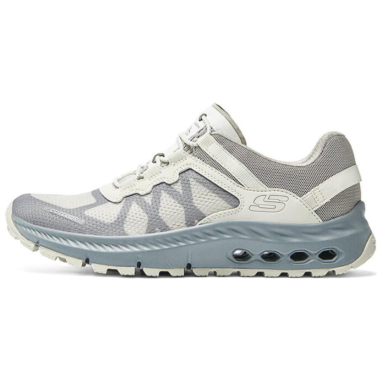 Skechers Glide Step Durable Breathable Low-Top Outdoor Shoes Women's Beige Gray