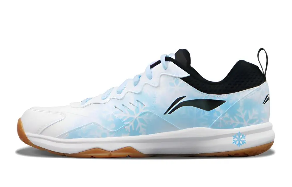 LiNing Ace Slip Resistant, Abrasion Resistant, Breathable Low top Badminton Shoes Unisex White