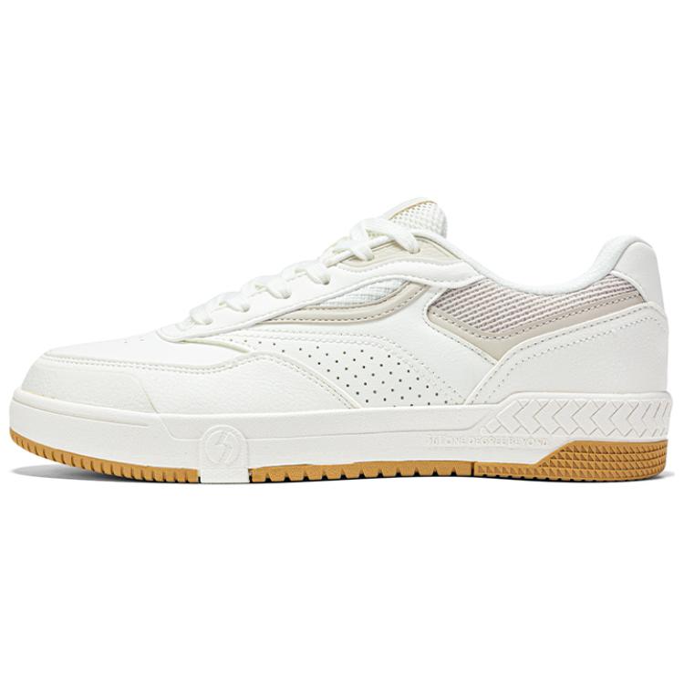 361° Wear-Resistant Slip-Resistant Low-Top Skateboard Shoes Women's White