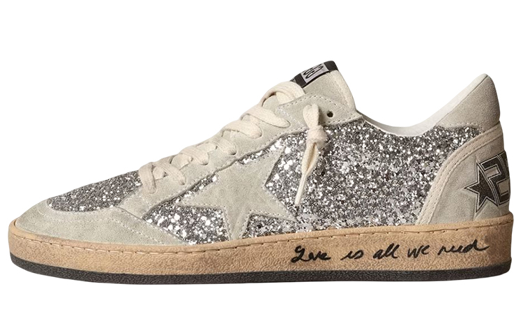 Golden Goose Ball-Star Glitter Low-top Sneakers