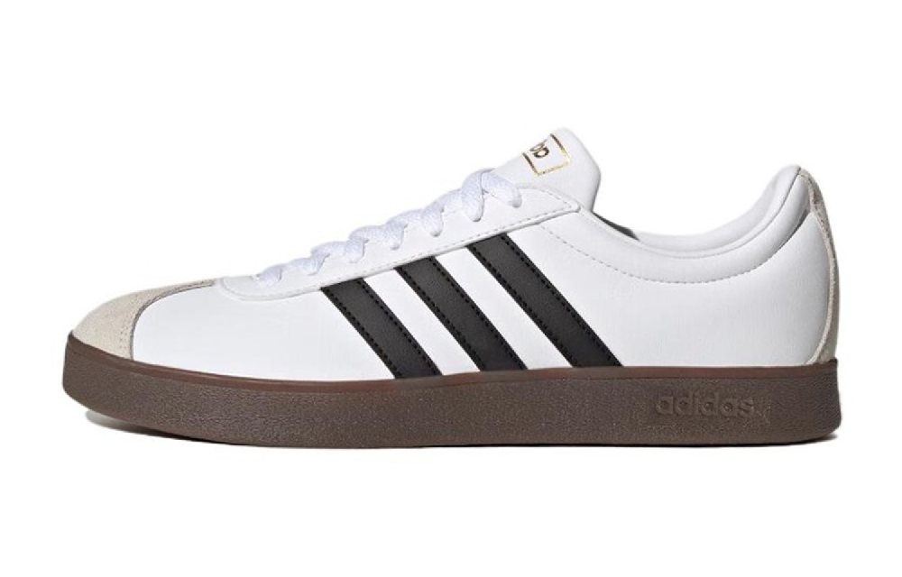 Adidas Neo VL Court 2.0 Slip Resistant Low Top Skateboard Shoes Unisex Pink