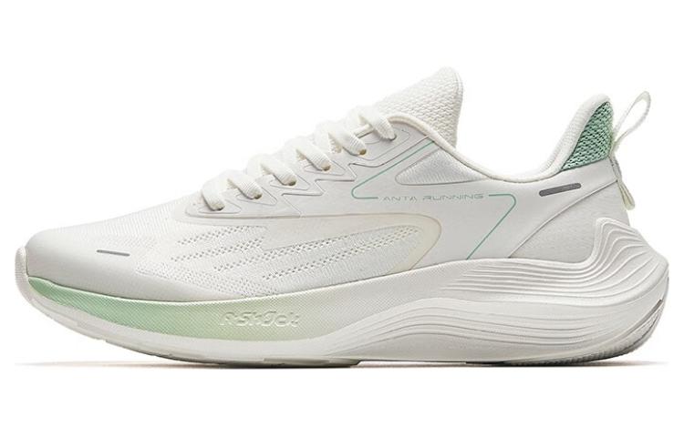 Anta New Stinger Slip Resistant Low top Running Shoes Women's White Green