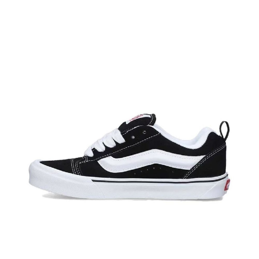Vans Knu Skool Slip Resistant, Abrasion Resistant, Coverage, And Cushioning Low Top Canvas Shoes Unisex Black
