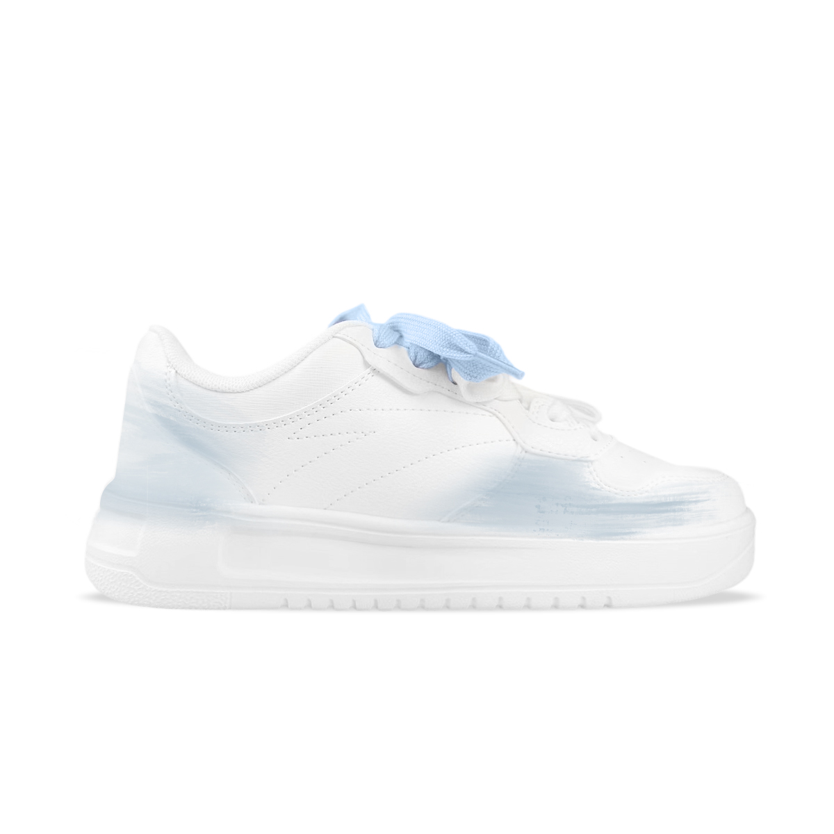 Anta Relaxed Coverage Slip Resistant And Abrasion Resistant Low top Skateboard Shoes Women's White Blue Yellow купить в интернет-магазине Yoocart с быстрой доставкой по России.
