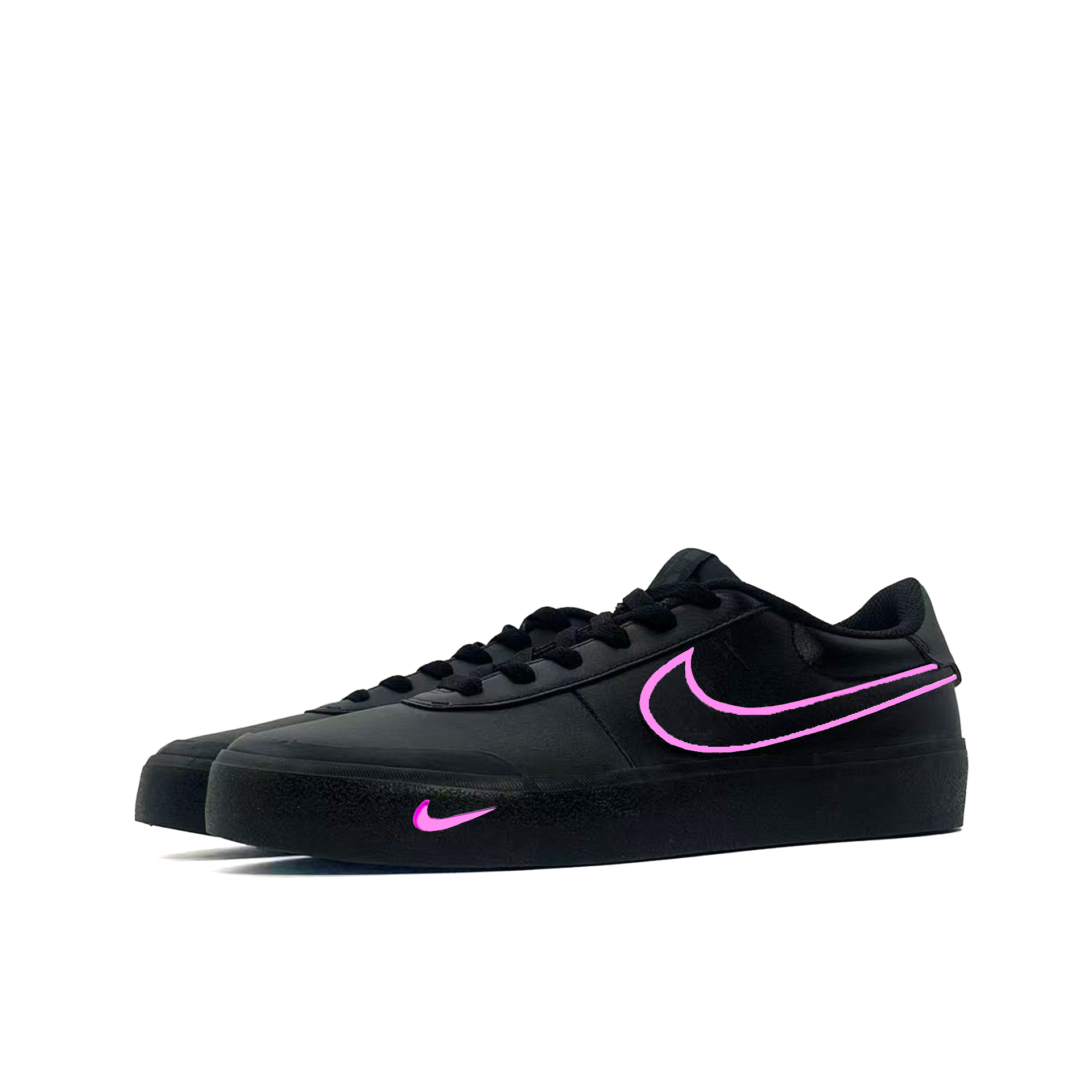 Nike Court Shot Anti Slip Wear Resistant Low Top Skateboard Shoes Men's Black Pink купить в интернет-магазине Yoocart с быстрой доставкой по России.