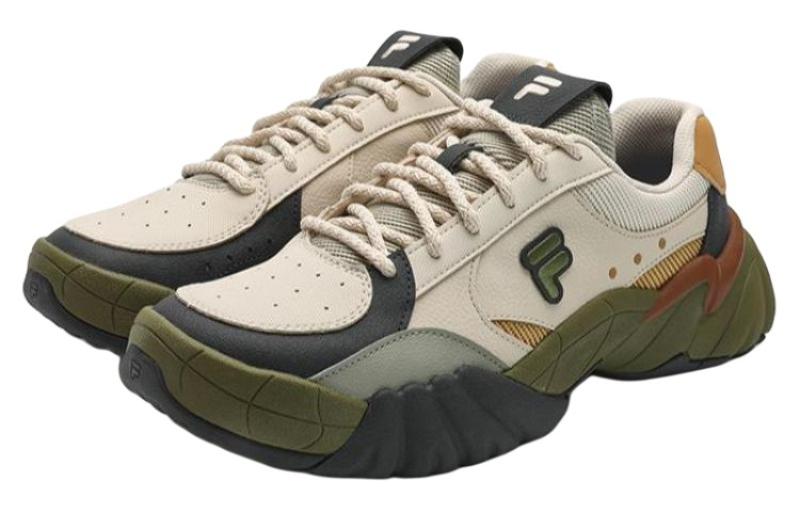 FILA FUSION TRIBE Low Top Casual Shoes Men's Brown Green