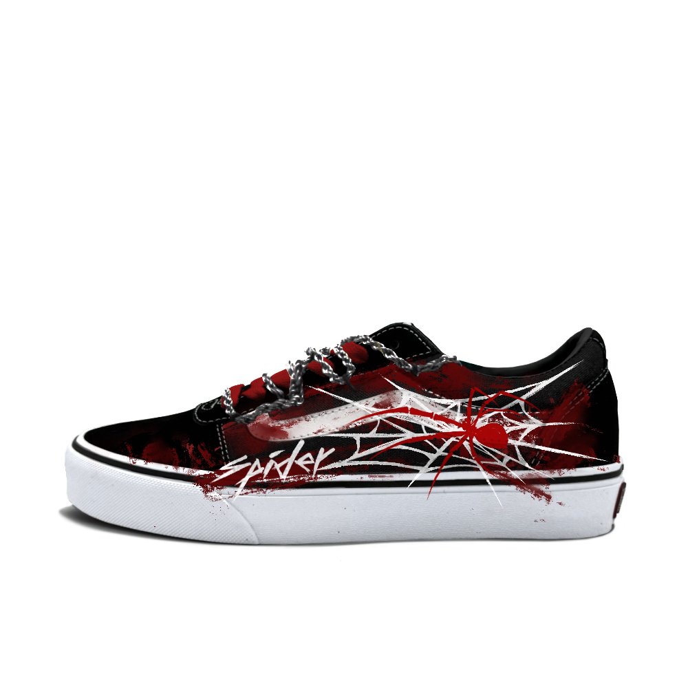 Vans Ward Low Top Skateboard Shoes Women's Red