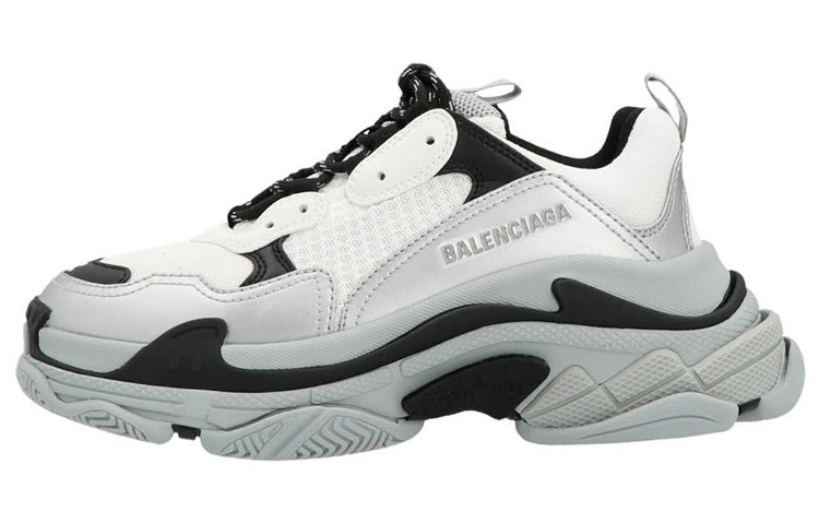 Balenciaga Triple S Silver Dark Grey Women's