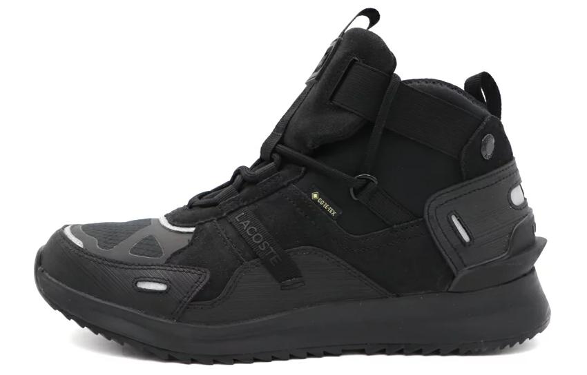 LACOSTE High-Top Casual Shoes Women's Black