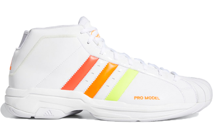 Adidas Pro Model 2G White App Signal Orange