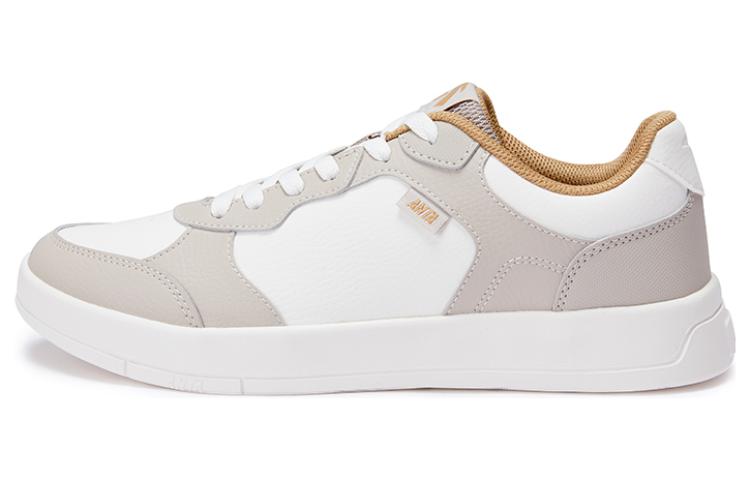 Anta Life Collection Warm Slip-Resistant Low-Top Skateboard Shoes Men's Light Brown