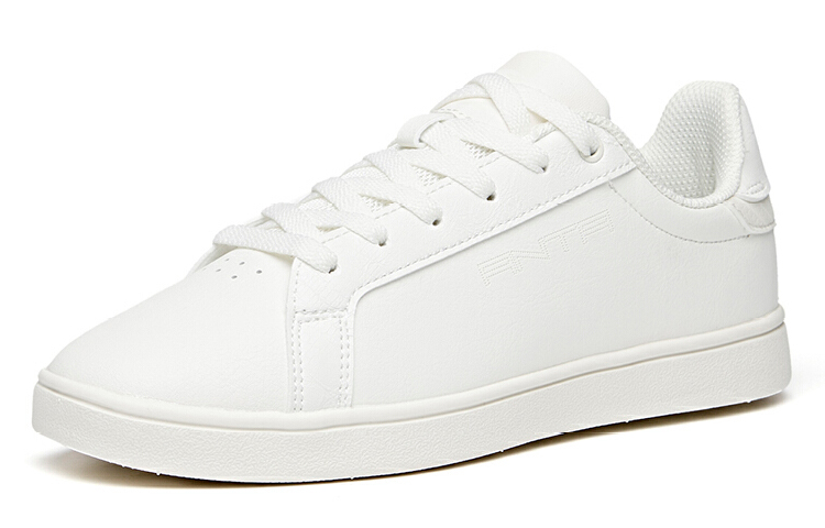 Anta Life Collection Slip Resistant Abrasion Resistant Low top Skateboard Shoes Women's White