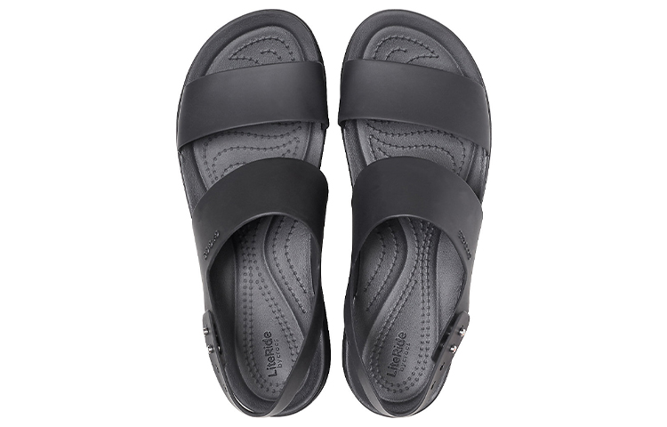 Crocs Brooklyn Thick Sole Casual Black Sandals Women's купить в интернет-магазине Yoocart с быстрой доставкой по России.