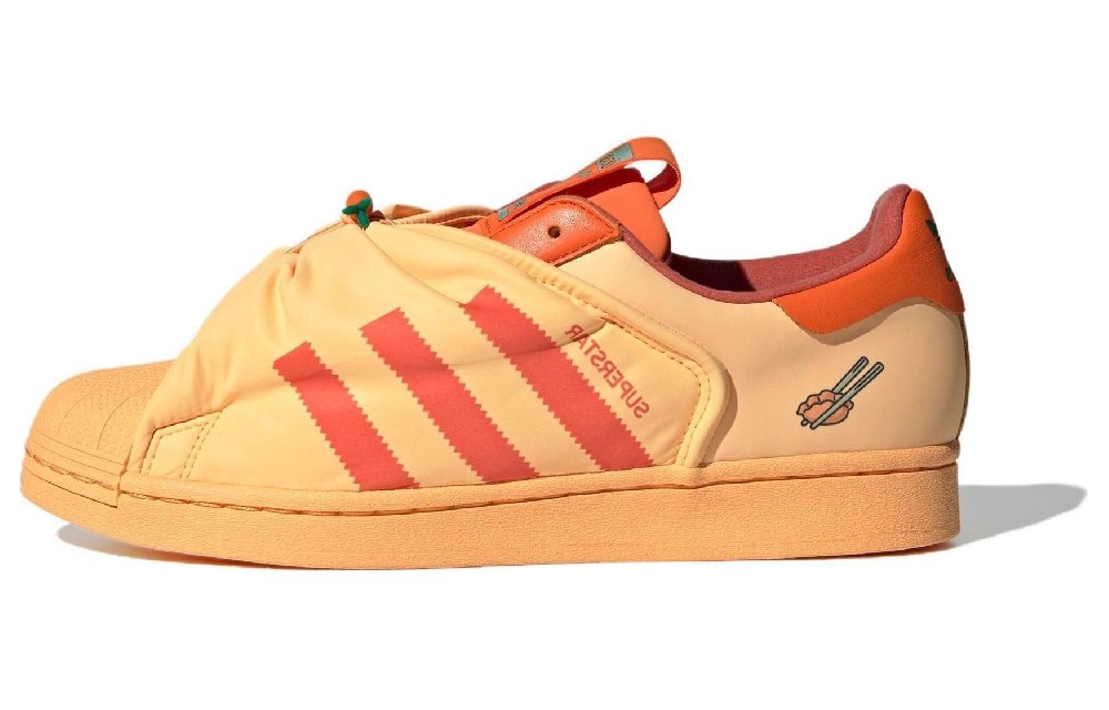 Melting Sadness X adidas originals Superstar Orange Green