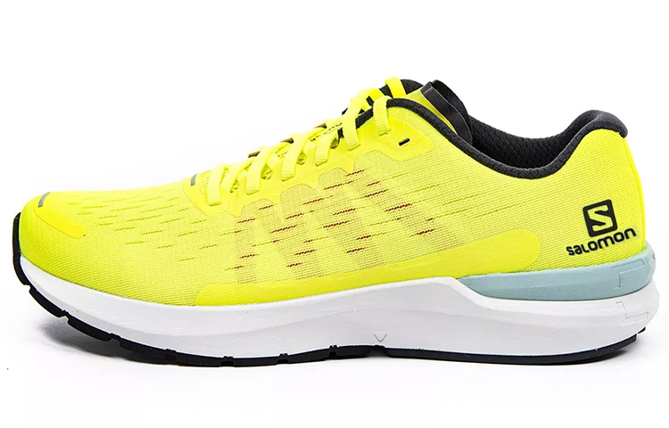 SALOMON Sonic 3 Breathable And Wear resistant Low top Running Shoes Men's Neon Yellow