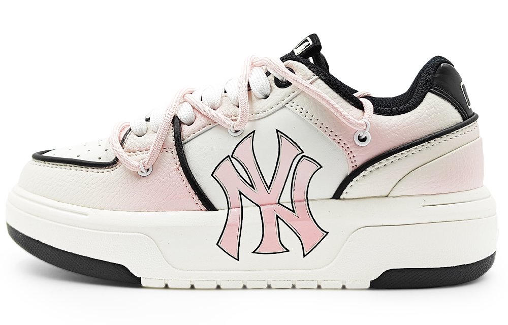 MLB Chunky Liner Abrasion Resistant Low Top Skateboard Shoes Unisex Light Pink