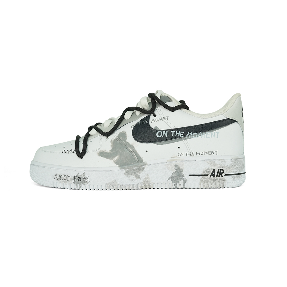 Nike Air Force 1 Skateboard Shoes Unisex Low-Top White/Black