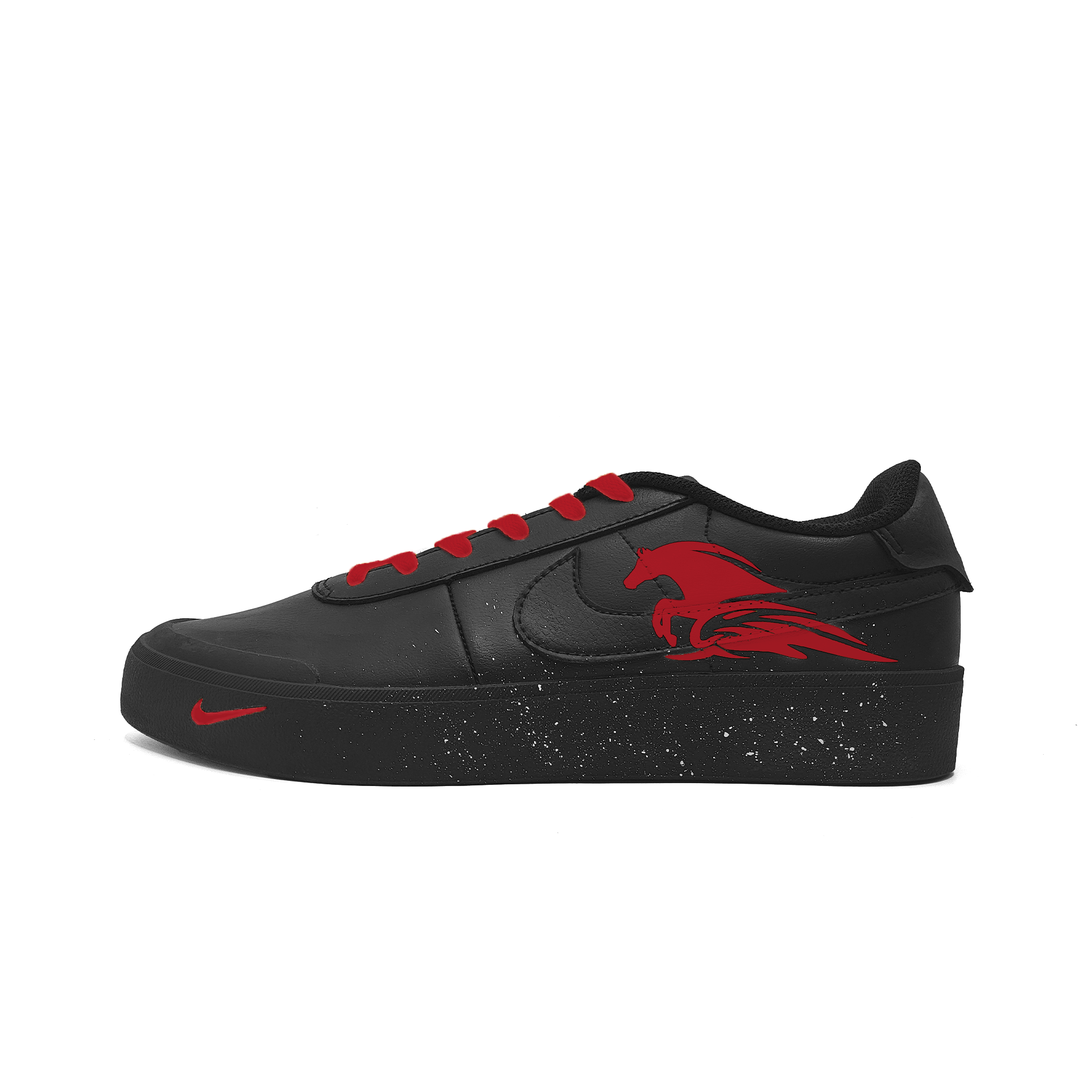 Nike Court Shot Riding With Pegasus Abrasion Resistant Slip Resistant Low top Skateboard Shoes Unisex