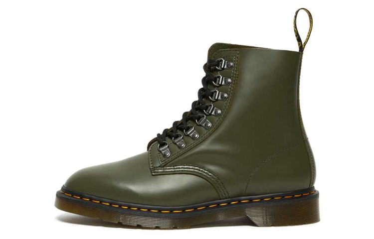 Dr. Martens 1460 Pascal Verso Stylish Simplicity Waterproof Wear resistant Mid Tops Martin Boots Couple Style Green