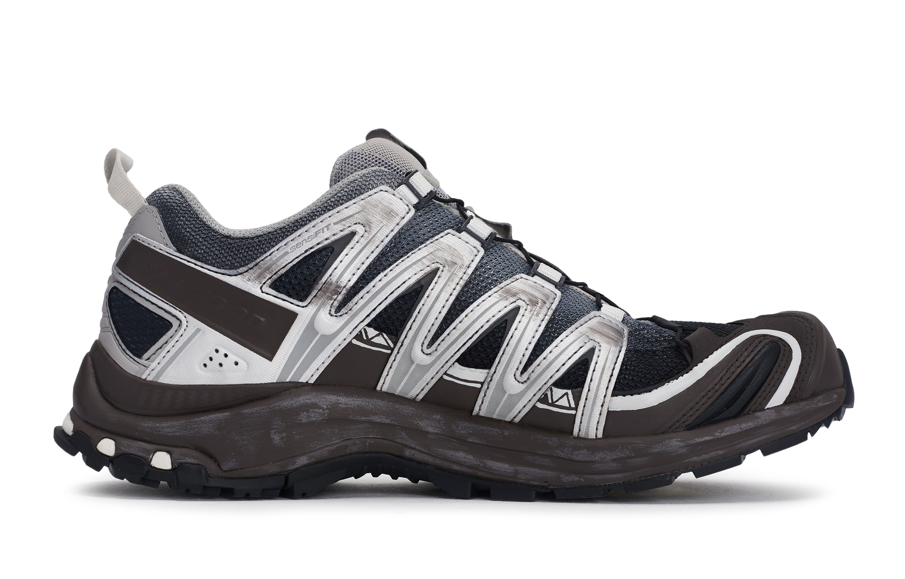 SALOMON XA PRO 3D Abrasion Resistant Low top Running Shoes Unisex Black Gray Silver Brown купить в интернет-магазине Yoocart с быстрой доставкой по России.