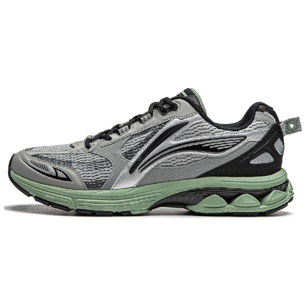 LiNing Shake 2.0 Anti-Slip Wear-Resistant Running Shoes Men's Gray Black
