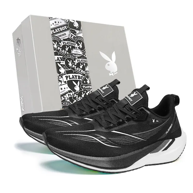 Playboy Low Top Running Shoes Men's Black Box