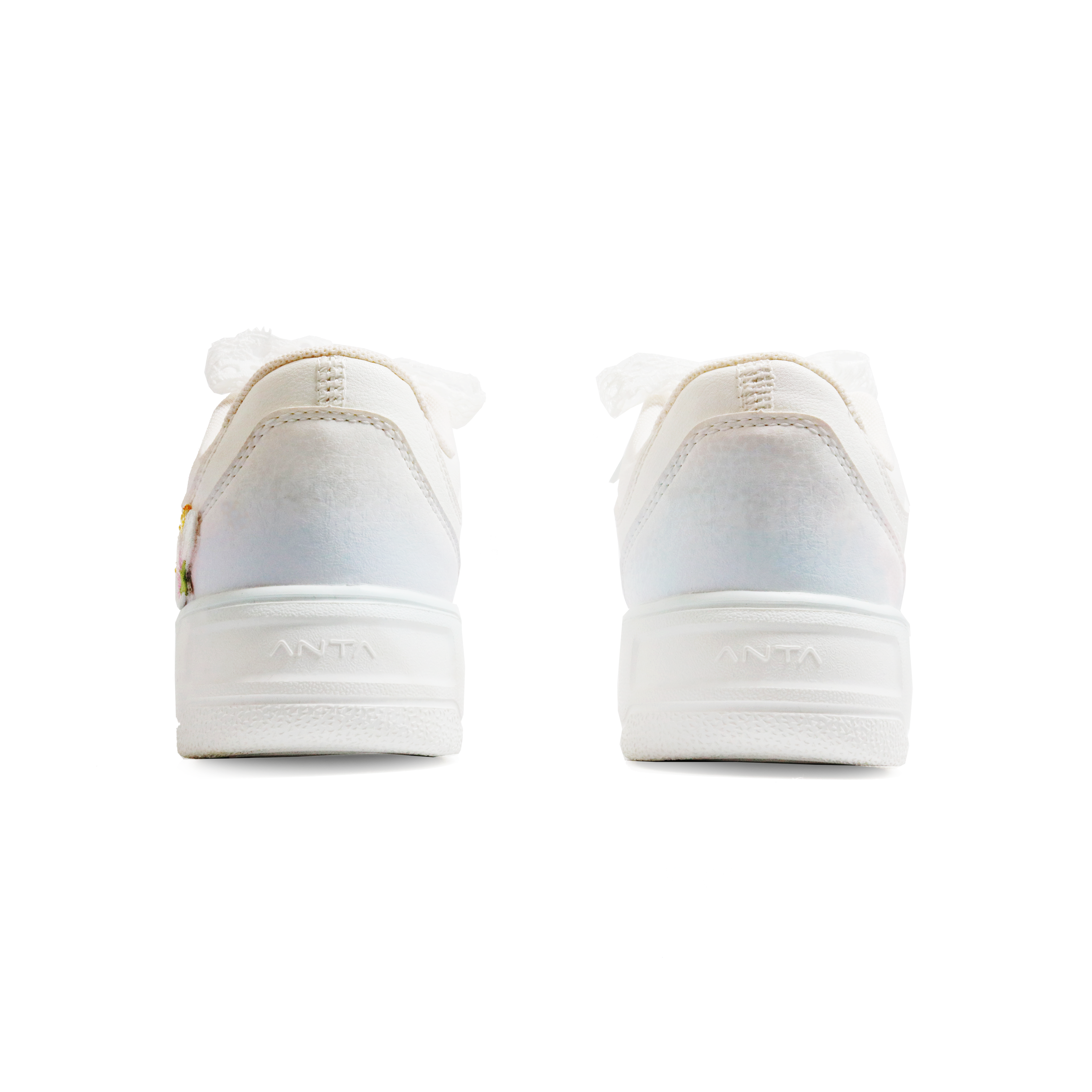 Anta Non slip Lightweight Low Top Casual Shoes Women's White Blue Pink купить в интернет-магазине Yoocart с быстрой доставкой по России.