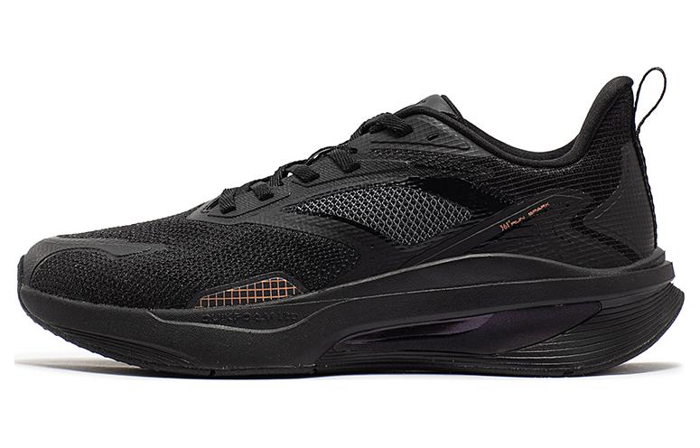 361° Cushioning Breathable Low-Top Running Shoes Women's Obsidian Black Color