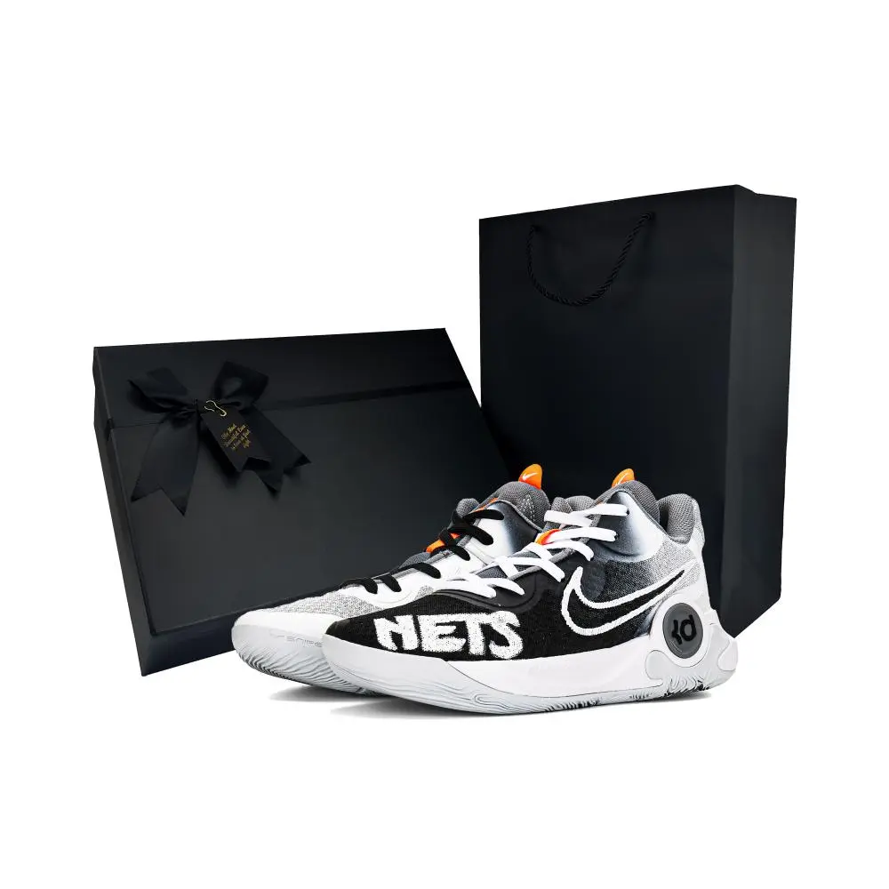 Nike KD Trey 5 IX 7&11 High End Box Cushioning, Wear Resistant Mid top Basketball Shoes Unisex Black White