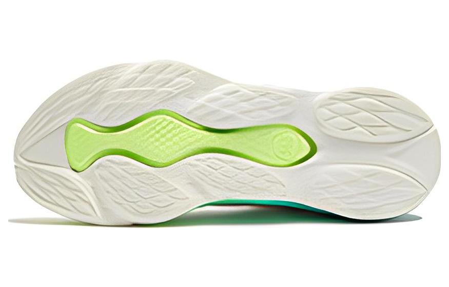 361° Wind Chain Slip Resistant, Abrasion Resistant, Breathable Low Top Running Shoes Men's White Blue Green