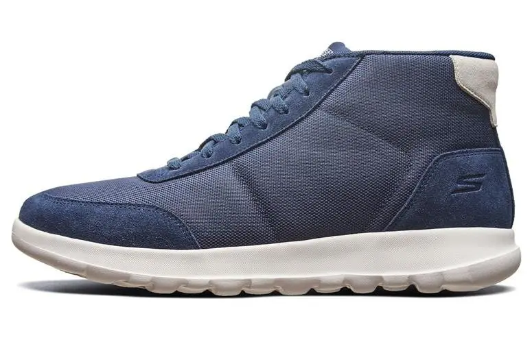 Skechers GO WALK Lite Mid top Sports Casual Shoes Men's Marine Blue