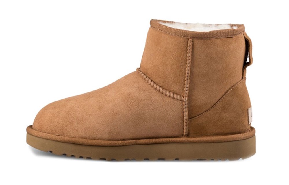 UGG CLASSIC MINI Warm And Wear-Resistant Short Snow Boots Women's Chestnut