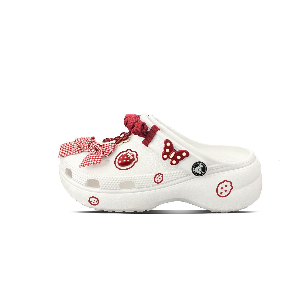 Crocs Classic Clog Berry Frozen Dessert Clogs Unisex Red