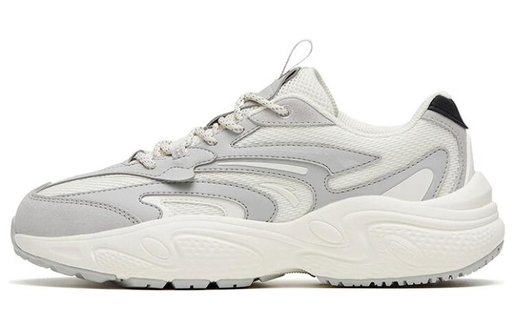 Anta C37 Series Anti-Slip Wear-Resistant Low-Top Sports Casual Shoes Women's White Gray Black