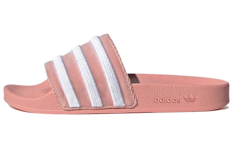 Adidas Originals Adilette Slides Wonder Mauve Cloud White Women's