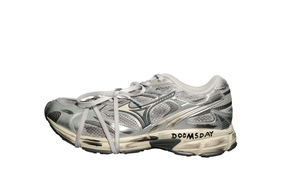 Mizuno Speed 2K Abrasion Resistant Low top Running Shoes Unisex Silver