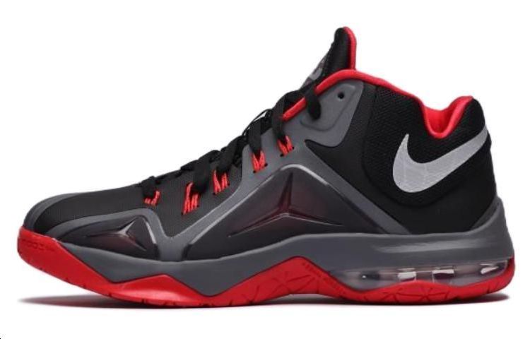 Nike Ambassador 7 Cushioning, Wear Resistant Low top Basketball Shoes Men's Black Red