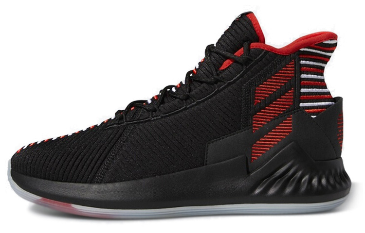 adidas Derrick Rose 9 Black White Red