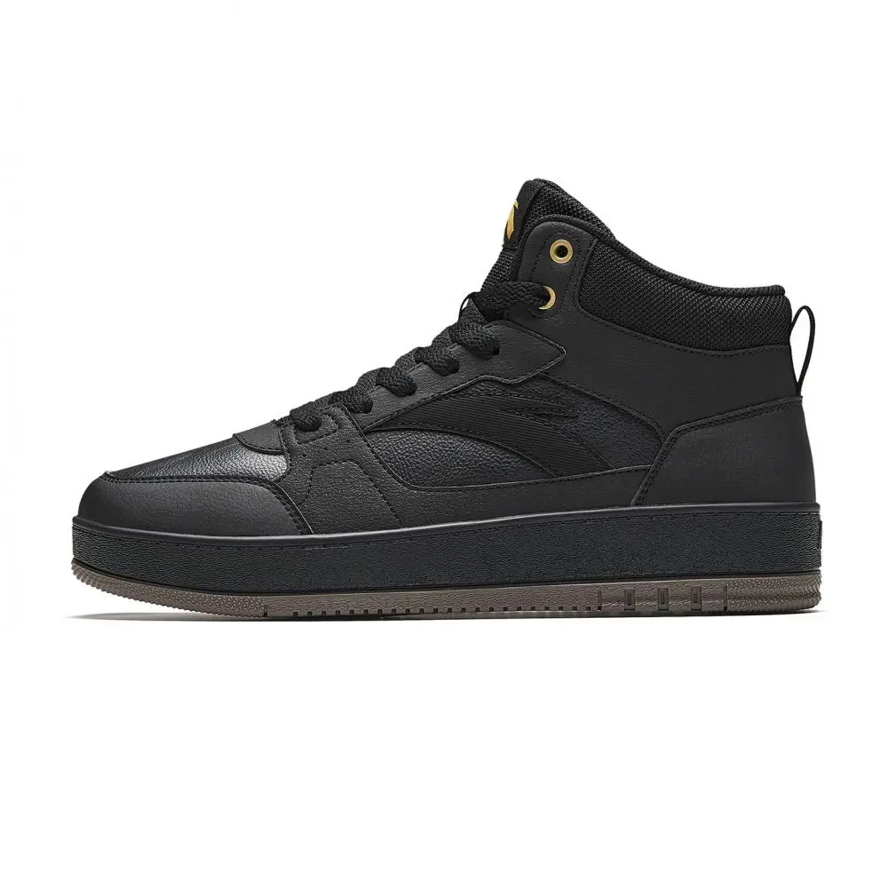 Anta The First Year High top Skateboard Shoes Men's Black